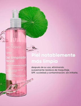 Limpiador facial gel Emotions Labs cariño para desmaquillar