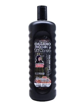Shampoo protector de color para cabello Organo Nogal y Té Negro Libre de Canas Indio Papago 1.1 L