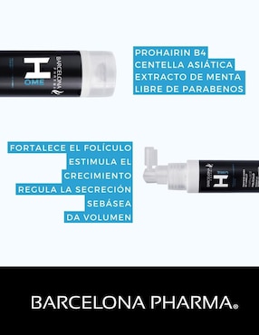 Set tratamiento capilar dúo prevención caída shampoo + loción anti caída con prohairin B4 Barcelona Pharma