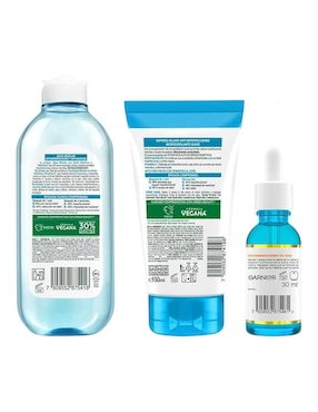 Tratamiento facial rutina express aclara anti imperfecciones antiacné Garnier Skin Active