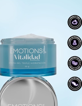 Crema facial recomendada para hidratar día y noche Emotions Labs Vitalidad para piel normal y seca