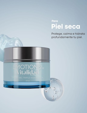 Crema facial recomendada para hidratar día y noche Emotions Labs Vitalidad para piel normal y seca