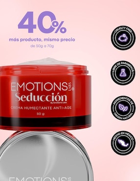 Crema facial recomendada para regenerar día y noche Emotions Labs para piel normal y seca