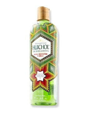 Shampoo para cabello bergamota té verde Huichol 400 ml