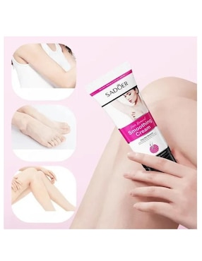 Crema depilatoria para cualquier área del cuerpo de día y noche Sadoer para piel normales y sensibles