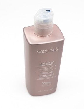 Shampoo matizador de canas para cabello todo tipo Lumina Silver Shampoo Tec Italy 1 L