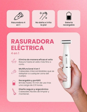 Rasuradora corporal shinnyskin 4 en 1