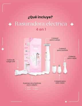 Rasuradora corporal shinnyskin 4 en 1