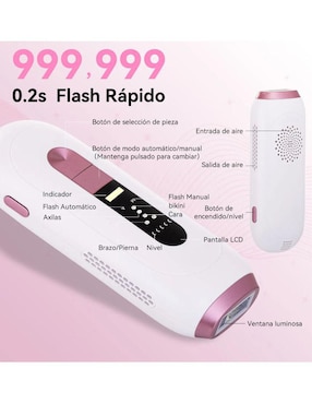 Depiladora IPL para cuerpo