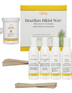Kit de cera para depilar Brazilian Bikini Wax Gigi