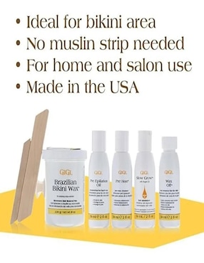 Kit de cera para depilar Brazilian Bikini Wax Gigi