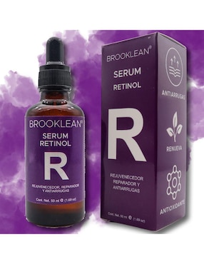 Sérum facialRetinol Regenerador Anti Arrugas Brooklean de todo tipo piel