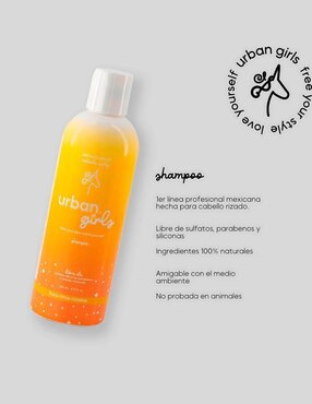 Shampoo para cabello rizado para niña Urban Curls 240 ml