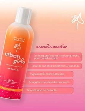 Acondicionador para cabello rizado Urban Girls 240 ml