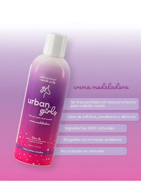 Crema para cabello rizado Urban Curls para suavizar