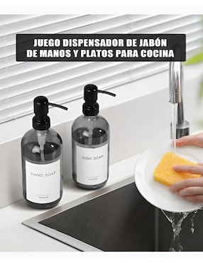 Dispensador de jabón convencional Xtellar de vidrio