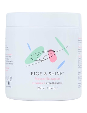 Tratamiento para capilar Mascarilla Capilar reparador Rice & Shine