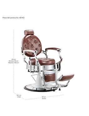 Sillón para barbería adulto Nanofort