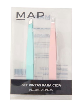 Set pinzas para ceja Map