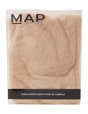 Toalla para cabello Map de microfibra