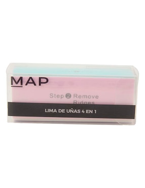 Lima manual para uñas Map 4 caras