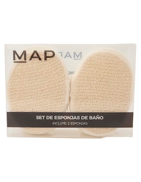 Set esponja de baño Map para mujer