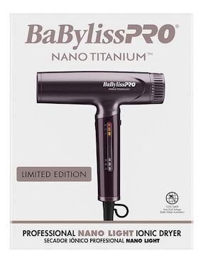 Secadora de cabello Babyliss Pro Nanotitanium