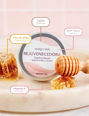 Crema facial recomendada para calmar y regenerar la piel día y noche Marea Skin para todo tipo piel