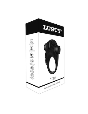 Anillo vibrador para clítoris Lusty Toby