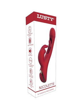 Vibrador para clítoris y punto g Lusty Nicolette