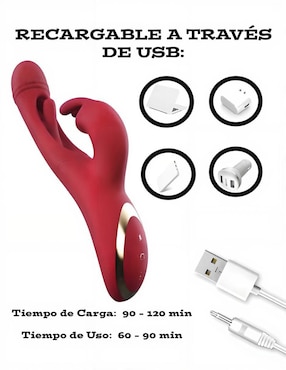 Vibrador para clítoris y punto g Lusty Nicolette