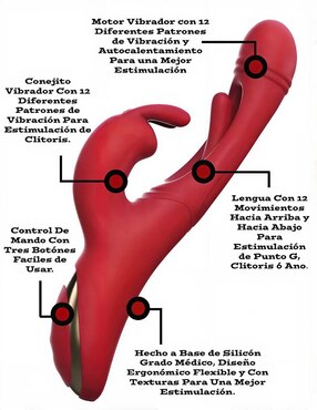 Vibrador para clítoris y punto g Lusty Nicolette