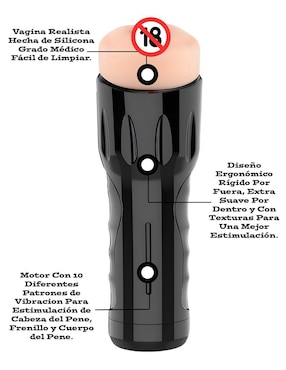 Masturbador masculino Lusty Crystal