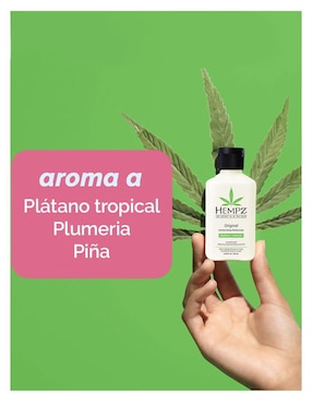 Crema para cuerpo y manos recomendada para humectar día y noche Hempz para todo tipo piel