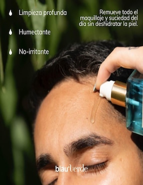 Limpiador facial suave hidratante 100ml Blauverde para desmaquillar