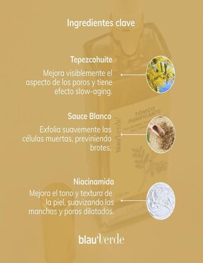 Tónico facial purificante Blauverde
