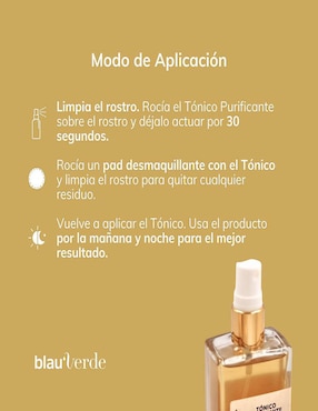 Tónico facial purificante Blauverde