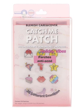 Parches para acné Emoticon Holiday Vibes Catch Me Patch