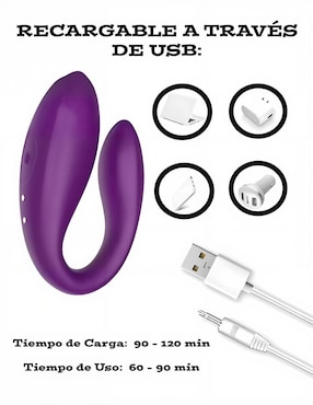 Vibrador para clítoris y punto g Lusty Webbo