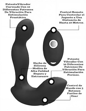 Vibrador para próstata Lusty Asterix