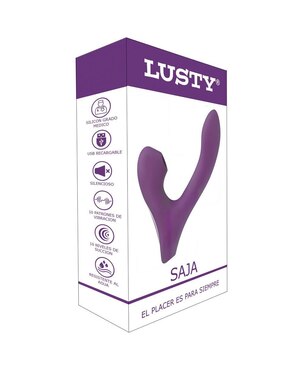 Succionador para clítoris y punto g Lusty Saja