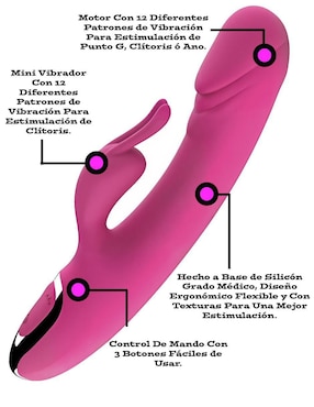 Vibrador para clítoris y punto G Lusty Billy