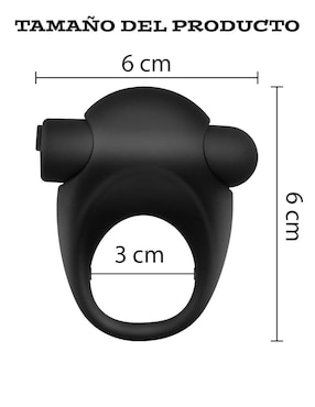 Anillo vibrador para clítoris Lusty Otto