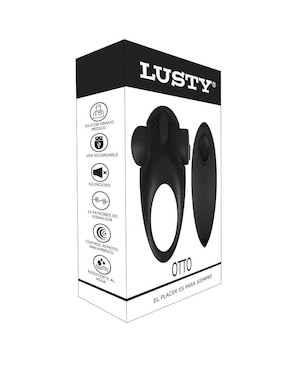 Anillo vibrador para clítoris Lusty Otto