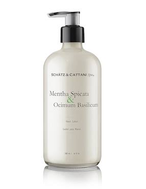 Imagen de producto Loción de manos hidratante Schatz & Cattani Spa Mentha Albahaca clásica familiar