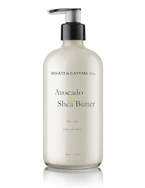 Imagen de producto Loción de manos hidratante Schatz & Cattani Spa Aguacate karité clásica familiar