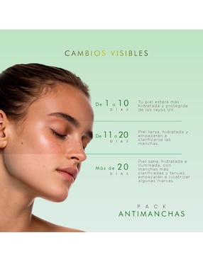 Tratamiento facial pureza natur antimanchas Pureza Natur paquete de serum + crema aclarantes despigmentantes.