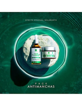 Tratamiento facial pureza natur antimanchas Pureza Natur paquete de serum + crema aclarantes despigmentantes.