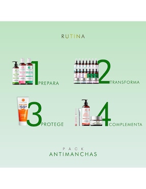Tratamiento facial pureza natur antimanchas Pureza Natur paquete de serum + crema aclarantes despigmentantes.