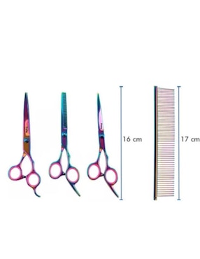 Tijeras para peluquería Belug punta redonda y puntiaguda kit de tijeras